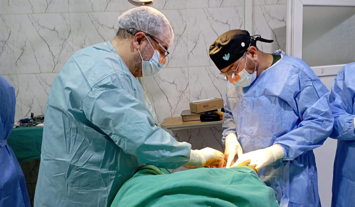 QRCS volunteer medical team begins surgeries in quake-hit Syria